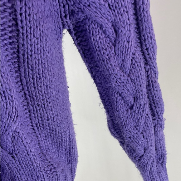 Love, Whit by Whitney Port Purple Chunky Sweater, S - Picture 13 of 13